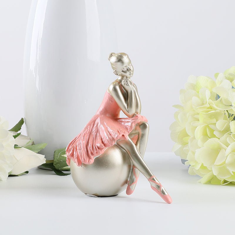 Elegant Ballerina Resin Statue - Max&Mark Home Decor