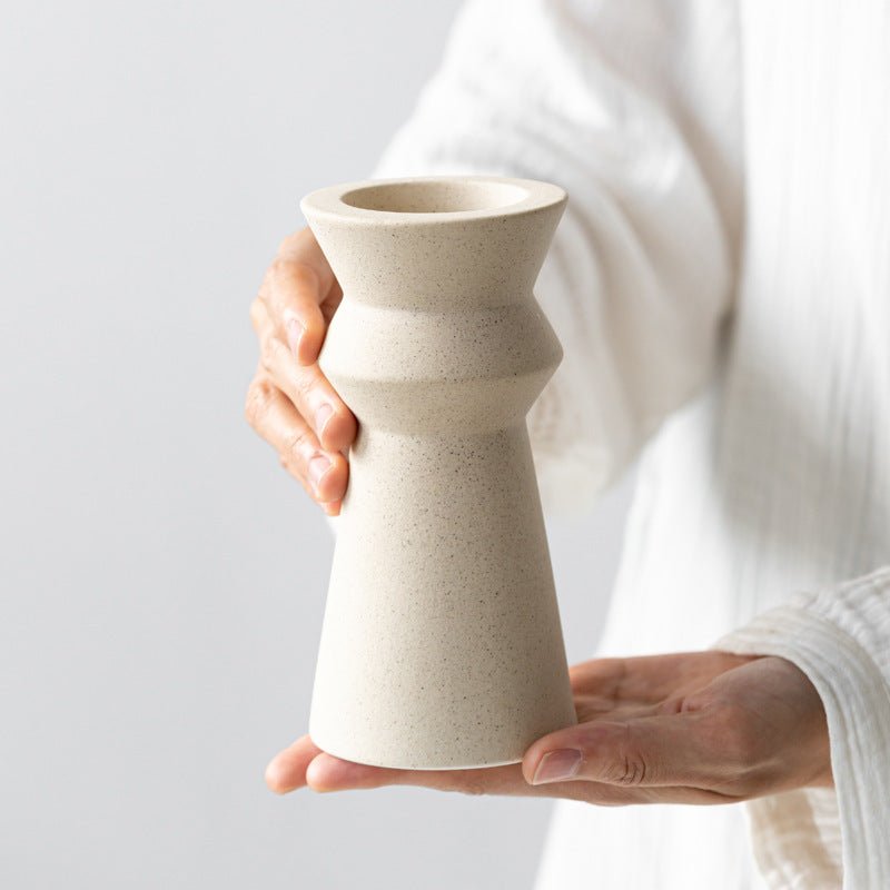 Elegant Ceramic Candle Holders - Perfect for Weddings and Special Occasions - Max&Mark Home Decor
