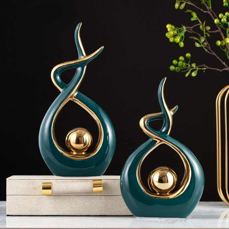 Elegant Ceramic Ornaments for Blessings and Harmony - Max&Mark Home Decor
