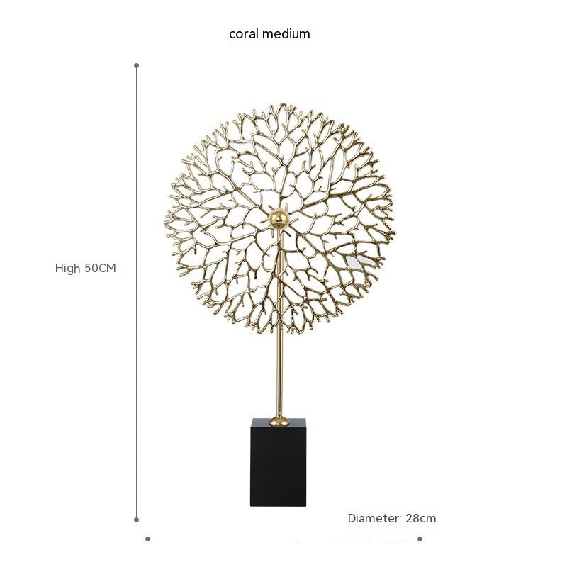 Elegant Electroplated Metal Ornaments - Max&Mark Home Decor