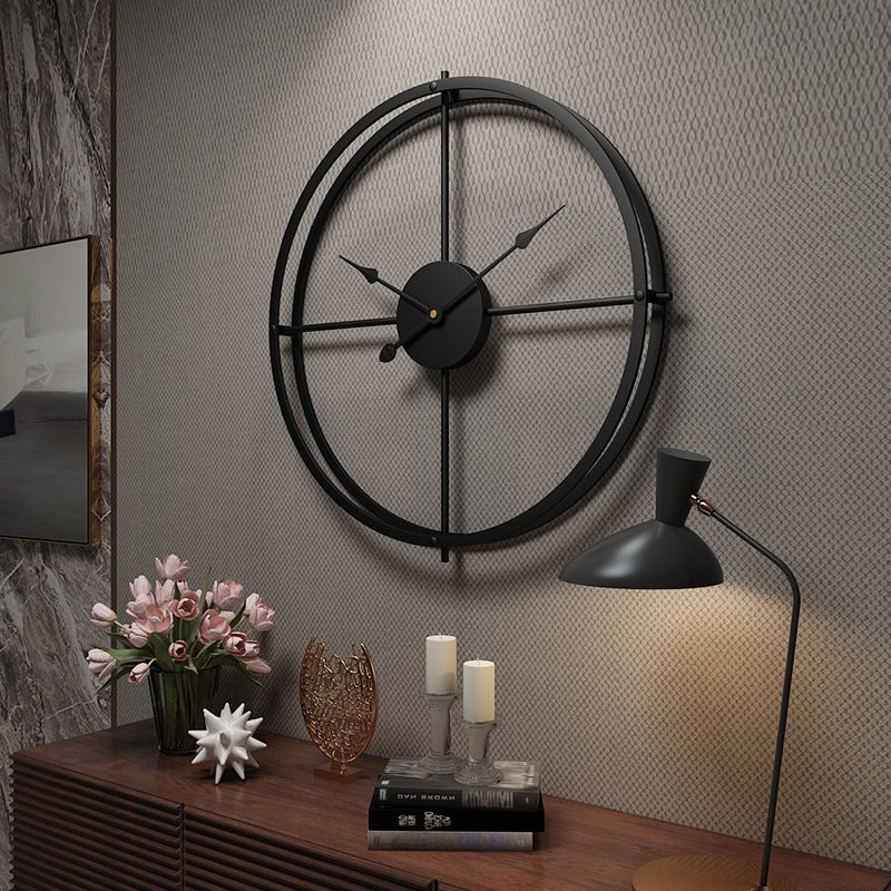 Elegant European - Style Wrought Iron Wall Clock - A Timeless Accent for Every Room - Max&Mark Home Decor
