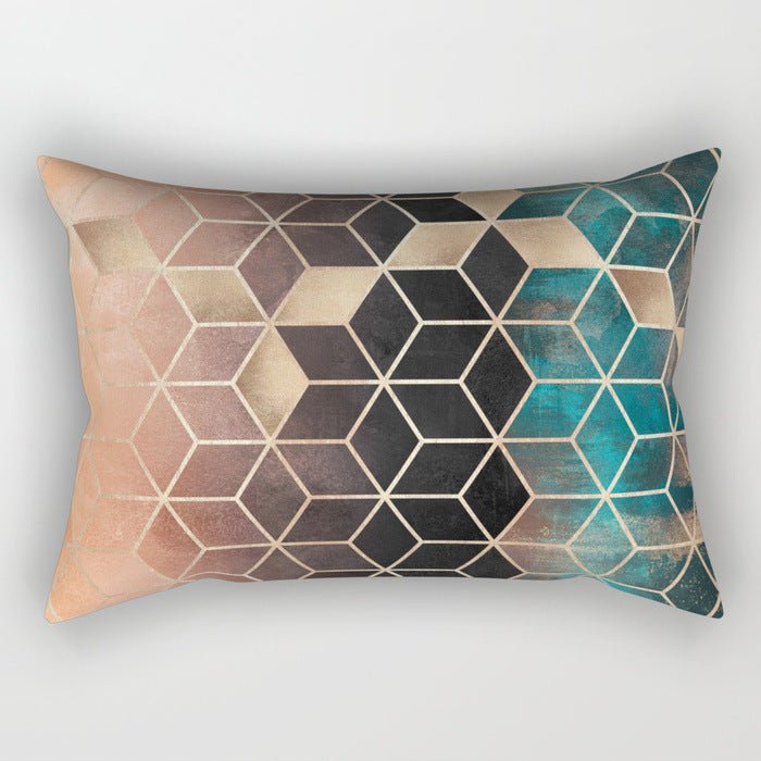 Elegant Geometric Flannelette Cushion Covers - Max&Mark Home Decor