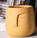 Elegant Gold Eye Cement Flower Pot - Max&Mark Home Decor