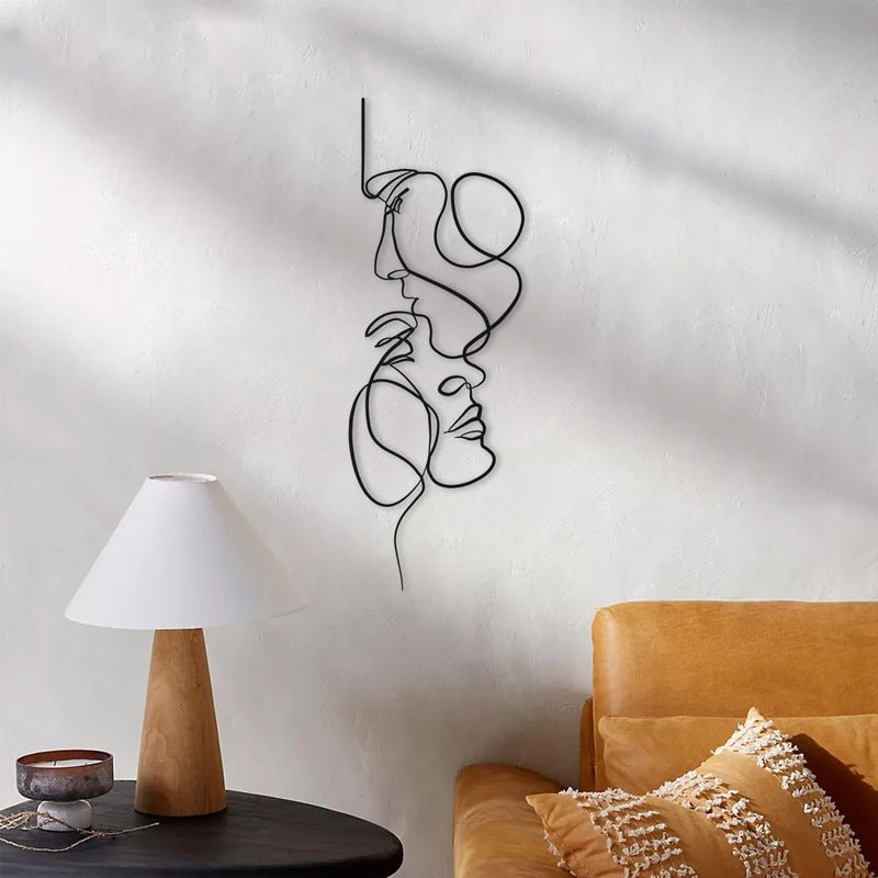 Elegant Iron Face Wall Art Decor - Max&Mark Home Decor