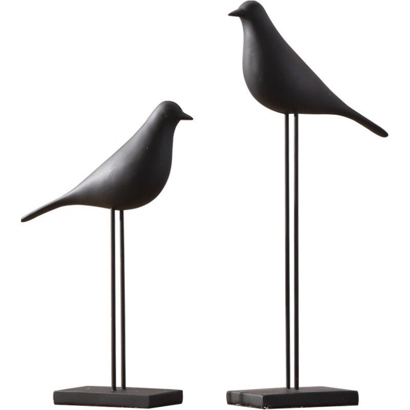 Elegant Nordic Bird Resin Decor - Modern, Simple Animal Ornaments - Max&Mark Home Decor