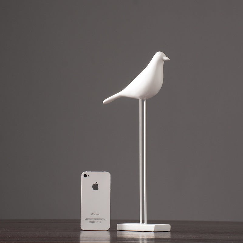 Elegant Nordic Bird Resin Decor - Modern, Simple Animal Ornaments - Max&Mark Home Decor