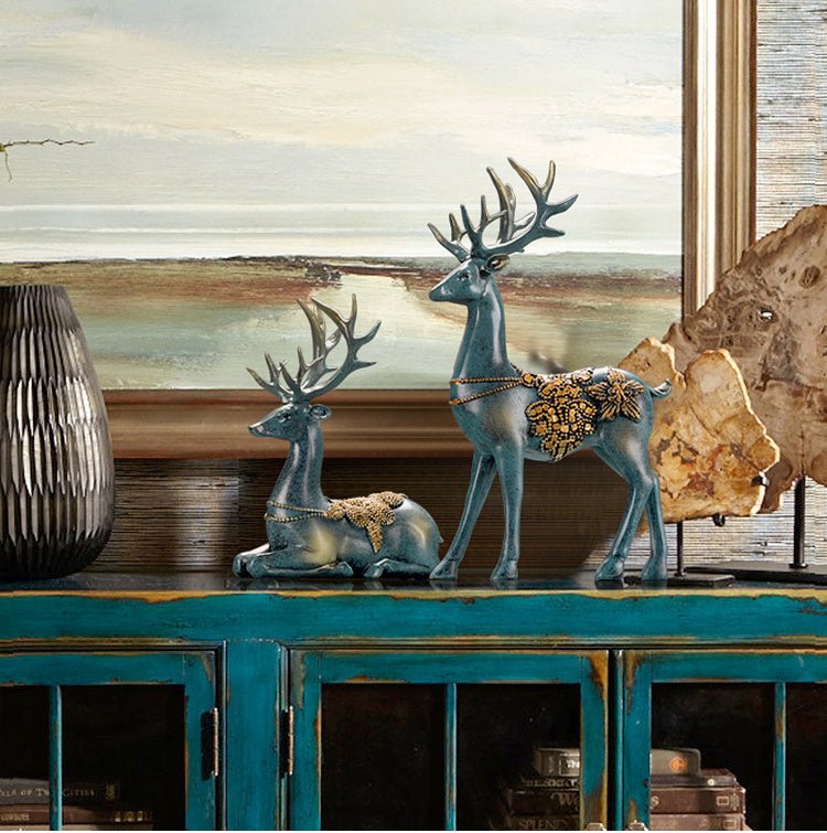 Elegant Nordic Deer Statues - Max&Mark Home Decor