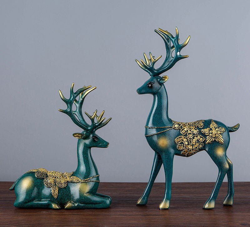 Elegant Nordic Deer Statues - Max&Mark Home Decor