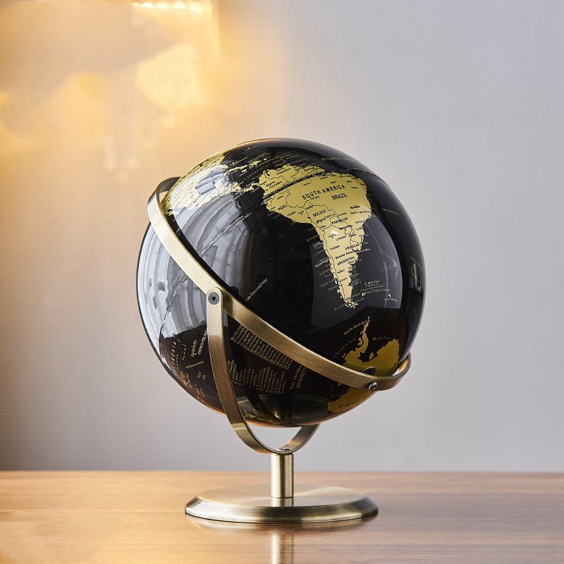 Elegant Rotating Globe Decor with Display Bracket - Max&Mark Home Decor