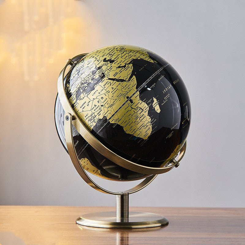 Elegant Rotating Globe Decor with Display Bracket - Max&Mark Home Decor