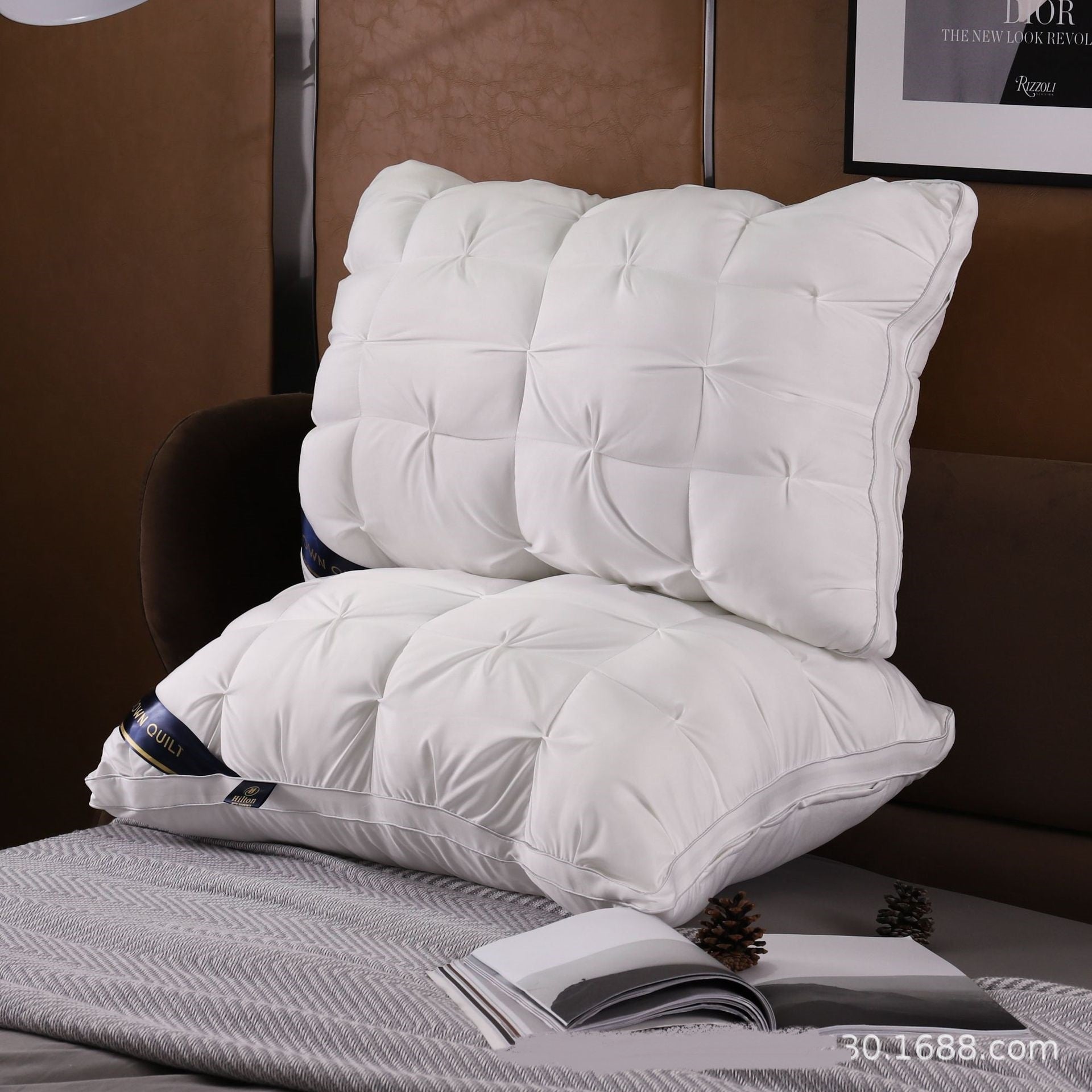 Elegant Velvet Quilted Pillow - Max&Mark Home Decor