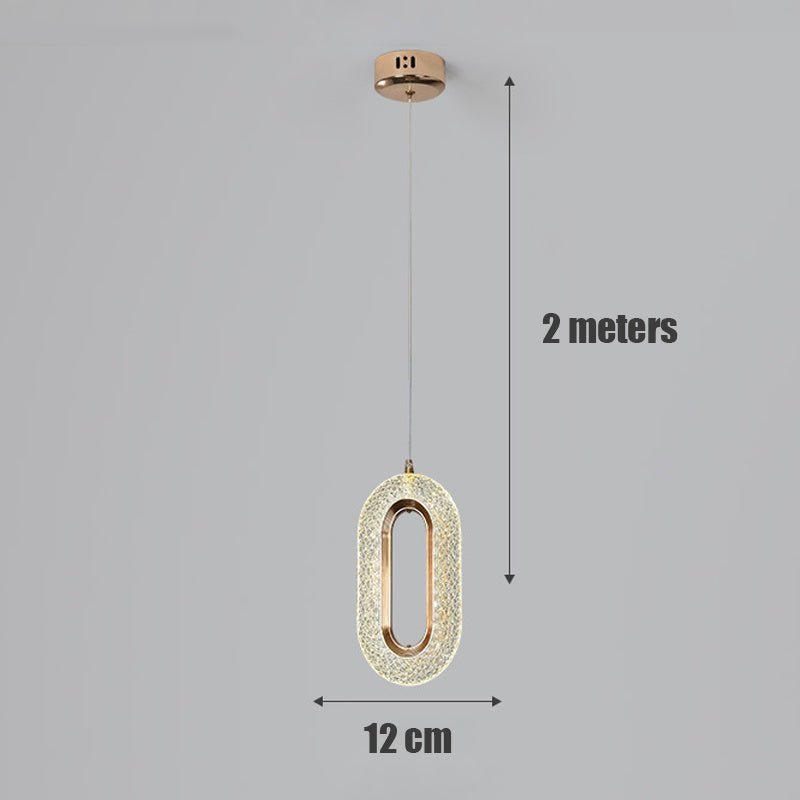 Elegant zinc pendant lamp Aura - Max&Mark Home Decor