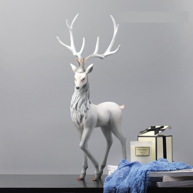 Enchanting Deer Spirit Resin Sculptures - Max&Mark Home Decor