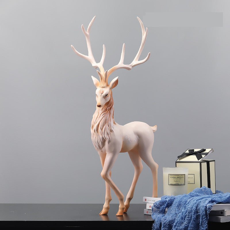 Enchanting Deer Spirit Resin Sculptures - Max&Mark Home Decor