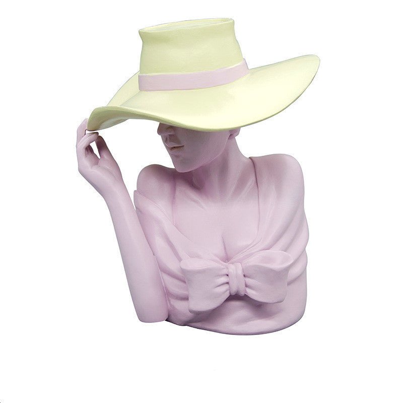 Vase Girl in Hat