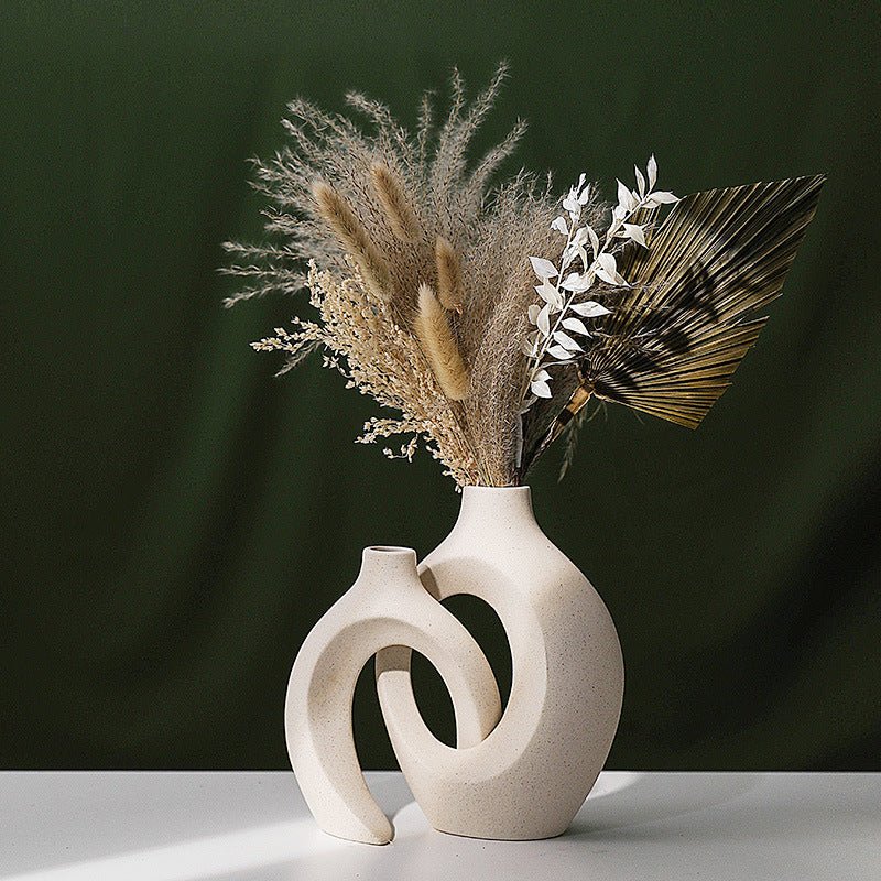 European Elegance Ceramic Vase Set of 2 - Max&Mark Home Decor