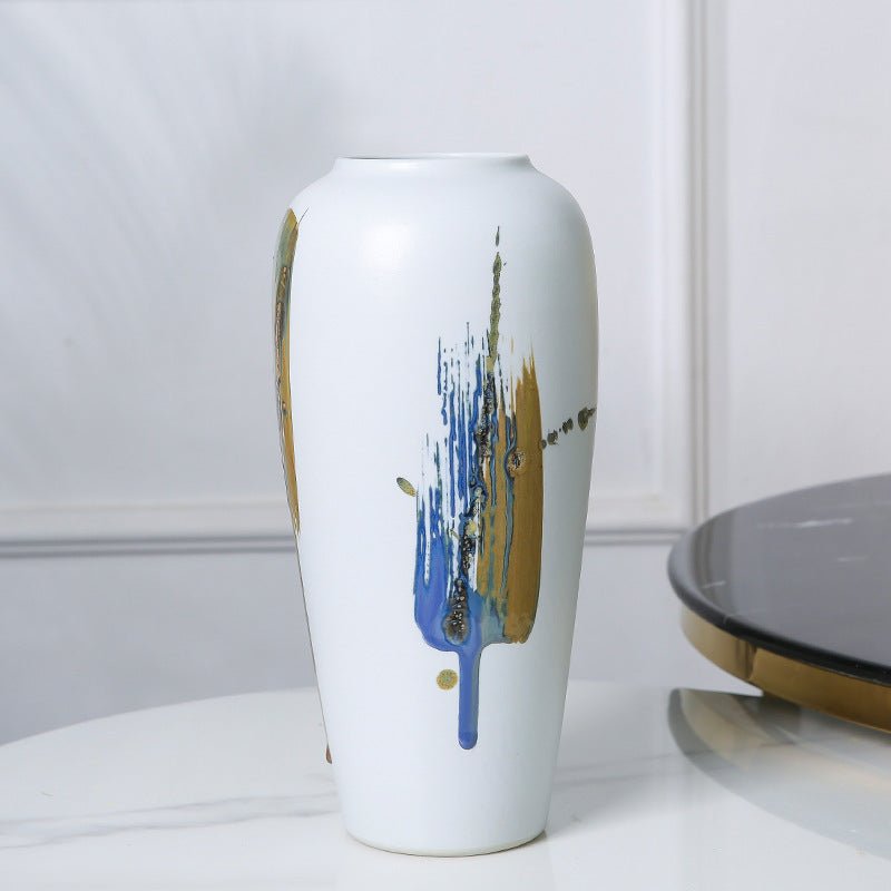 European Elegance Frosted Ceramic Vase Collection - Max&Mark Home Decor