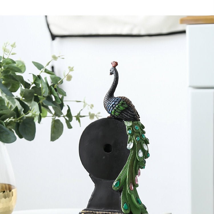European Luxury Diamond Peacock Wall Clock - Max&Mark Home Decor
