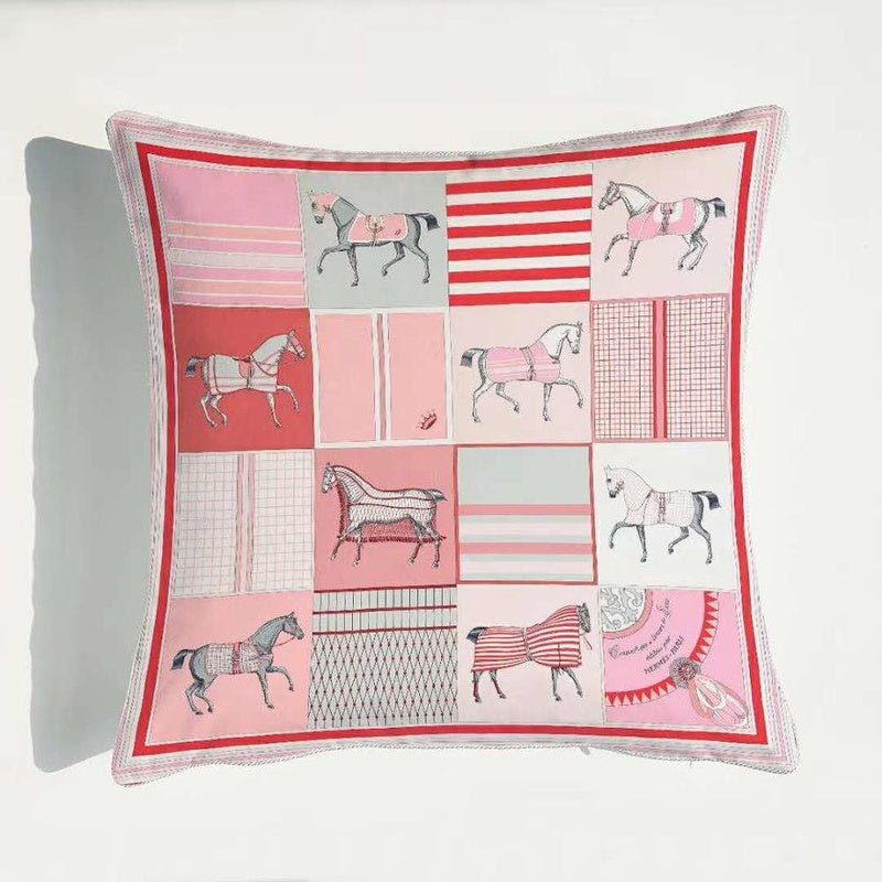 European Luxury Pink Velvet Throw Pillow with Plush Jacket - Living Room Bedside Decor - Max&Mark Home Decor