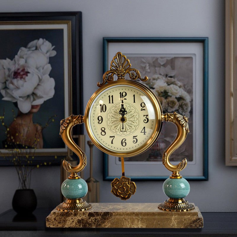 European - Style Clock with Geometric Shape - Max&Mark Home Decor