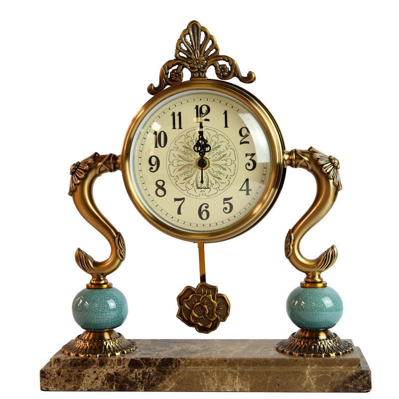 European - Style Clock with Geometric Shape - Max&Mark Home Decor