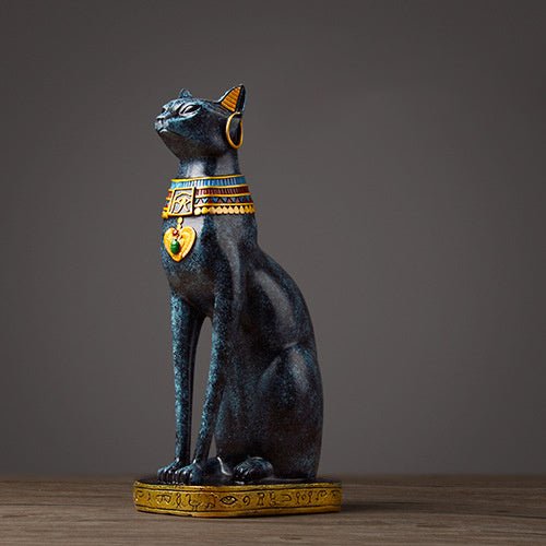 Blue Egyptian Statuette