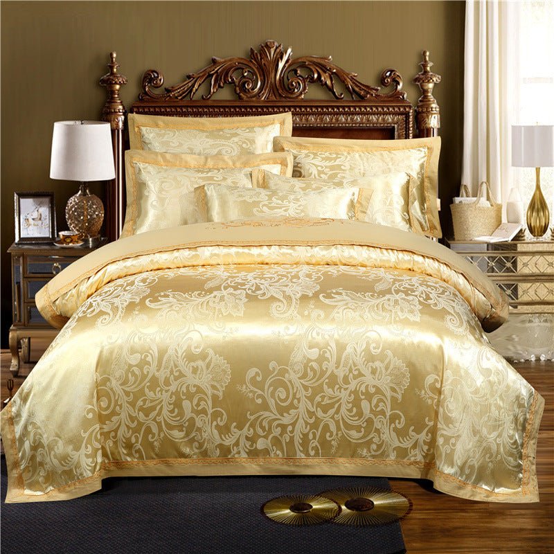 European Style Jacquard Cotton Embroidery Quilt Cover - Max&Mark Home Decor