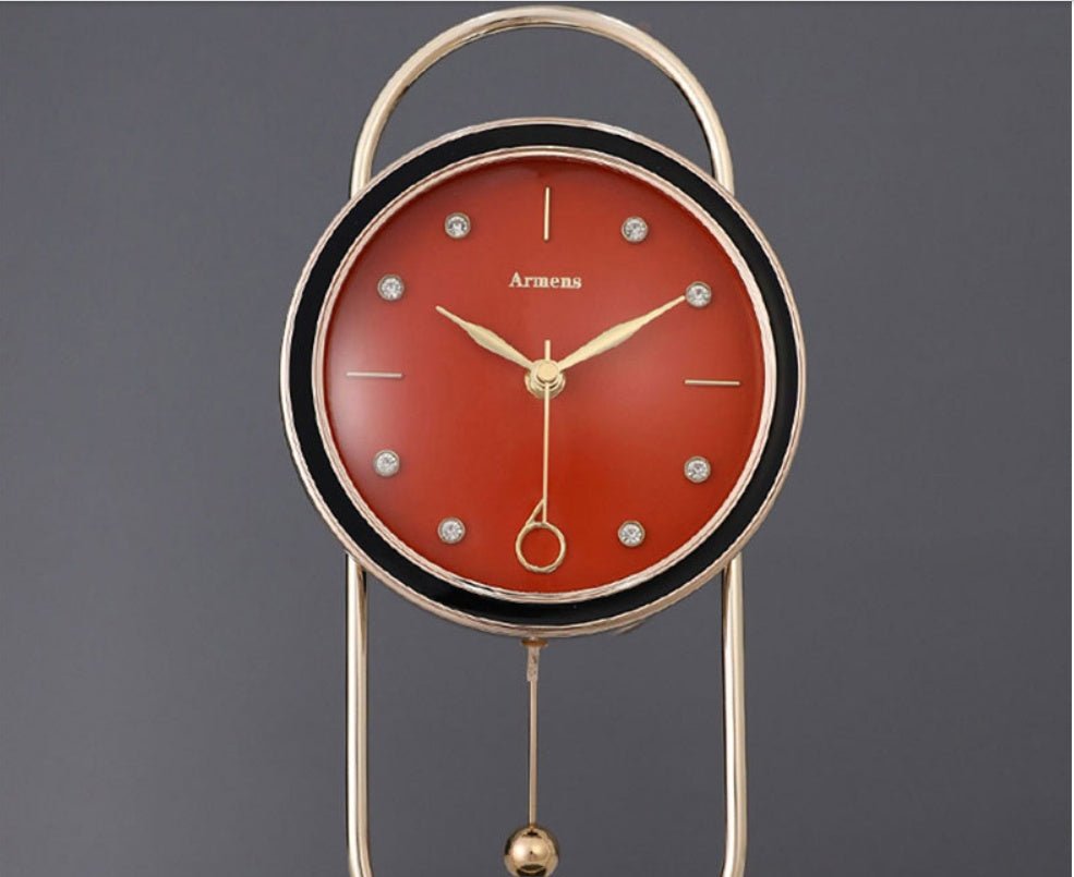 Exquisite Metal Table Clock - Max&Mark Home Decor