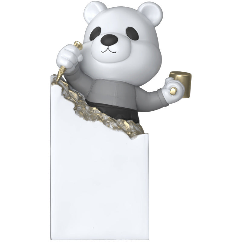 Reinvent Yourself Panda Sculpture Ornaments