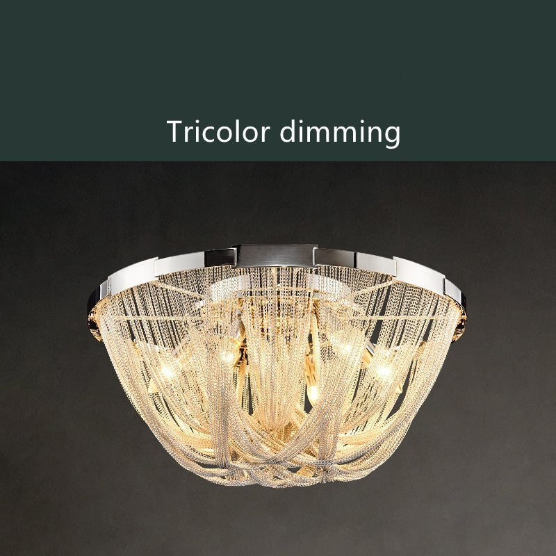 Nordic Elegance Aluminum Chain Ceiling Lamp
