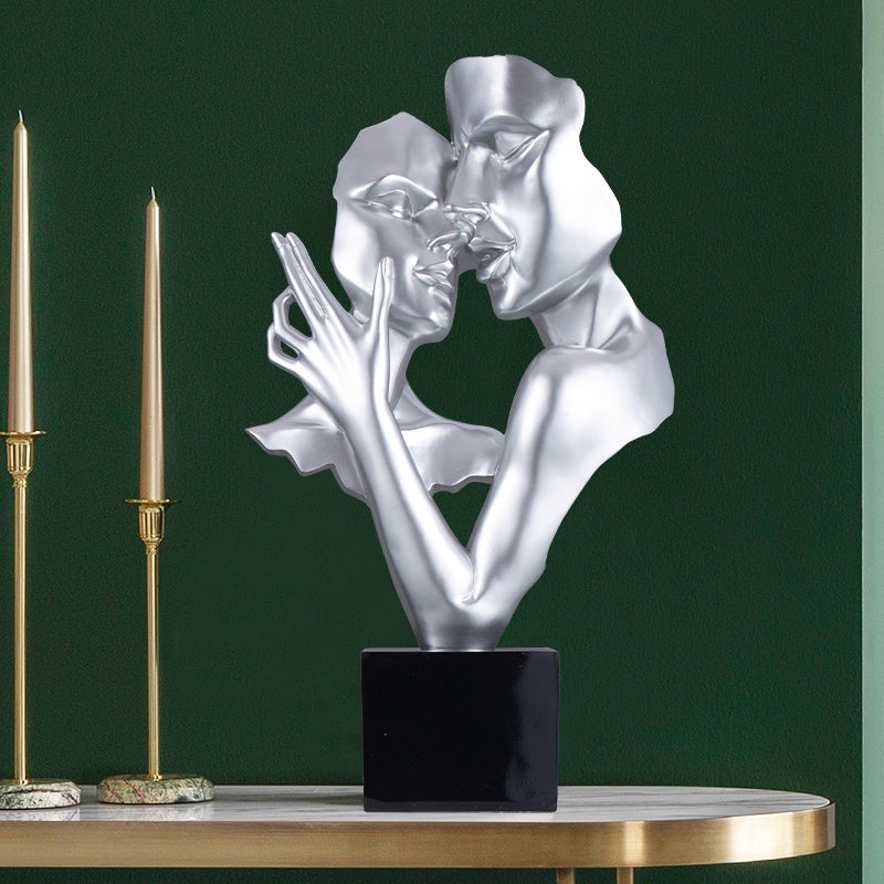Luxe Heart Sculpture  Elegant Decor