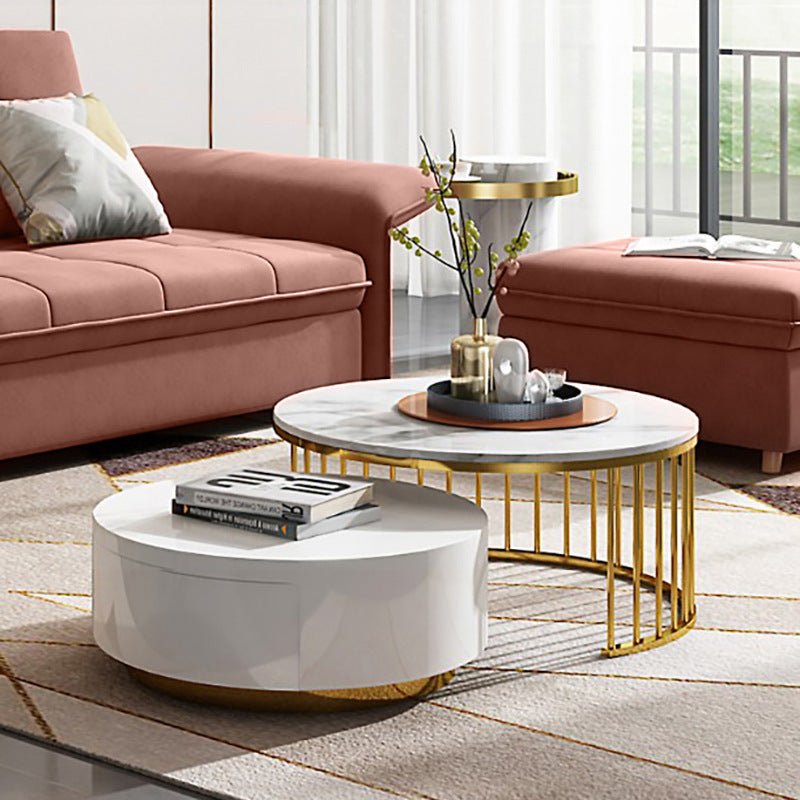 Fashion Marble Round Coffee Table - Max&Mark Home Decor
