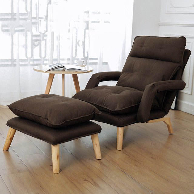 Fashionable Armchair with Footrest - Max&Mark Home Decor