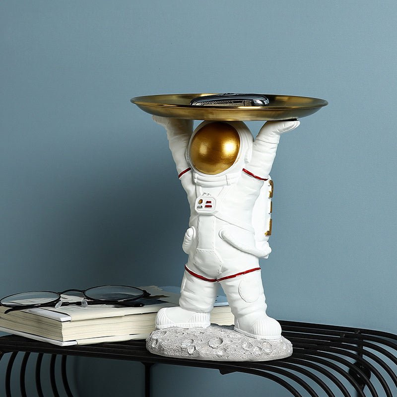 Fashionable Astronaut Tray Resin Figurine - Max&Mark Home Decor