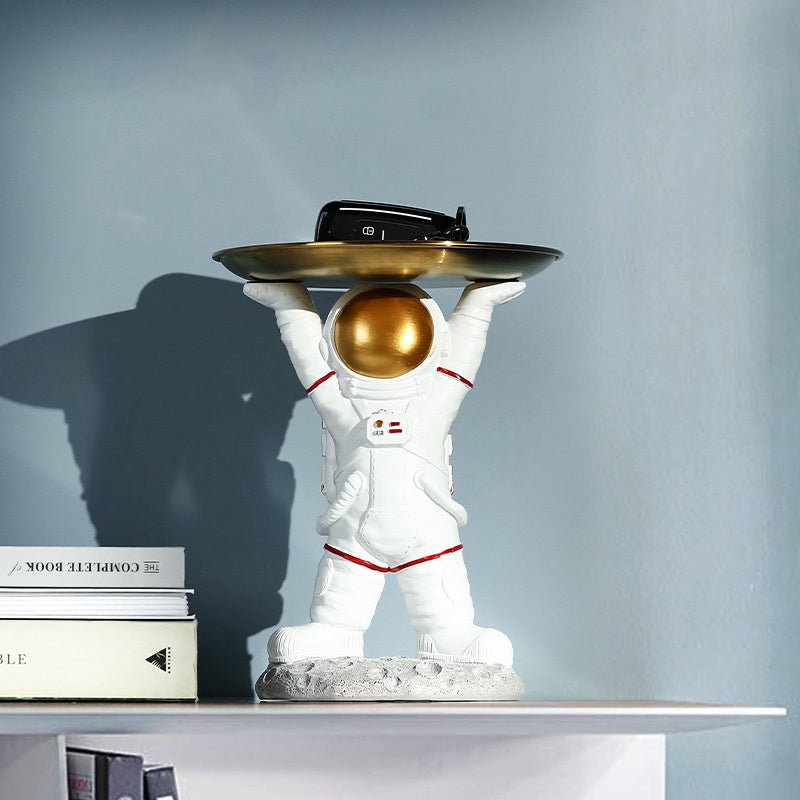 Fashionable Astronaut Tray Resin Figurine - Max&Mark Home Decor
