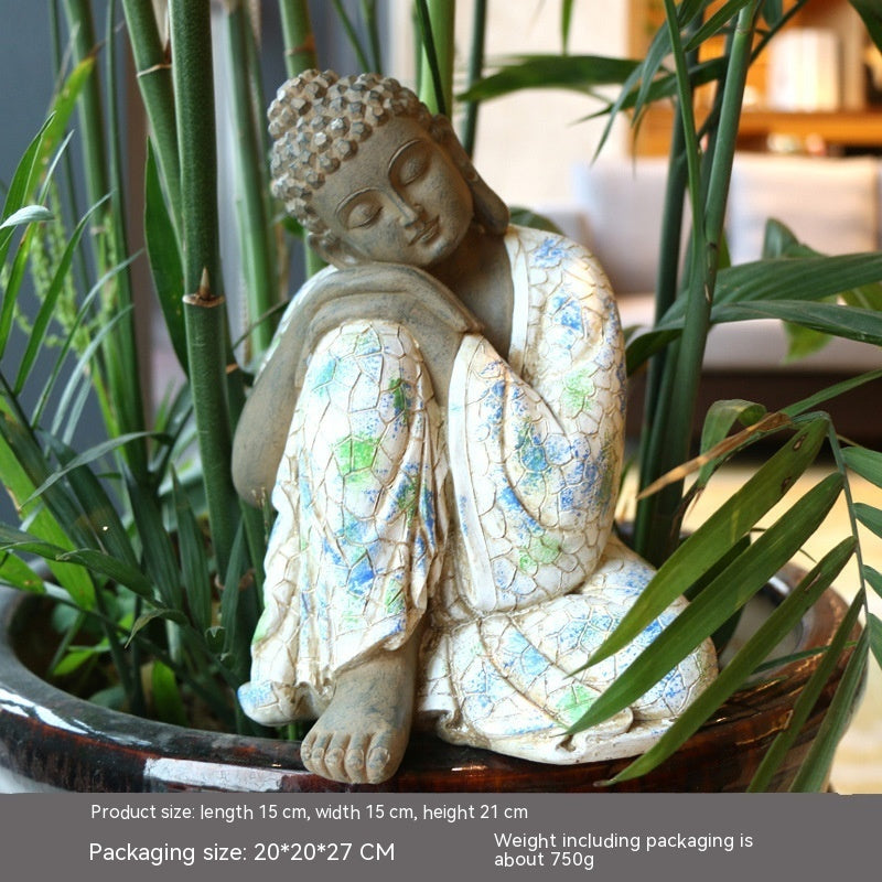 Outdoor Buddhist Resin Sculpture