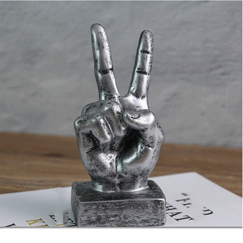 Fortune - Infused Resin Gesture Sculptures for Living Room Decor - Max&Mark Home Decor