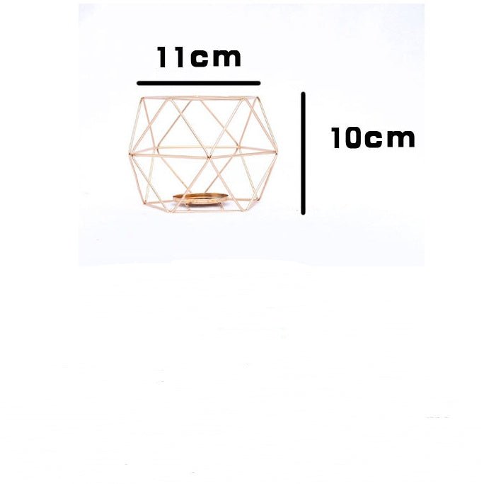 Geometric candlestick decoration - Max&Mark Home Decor