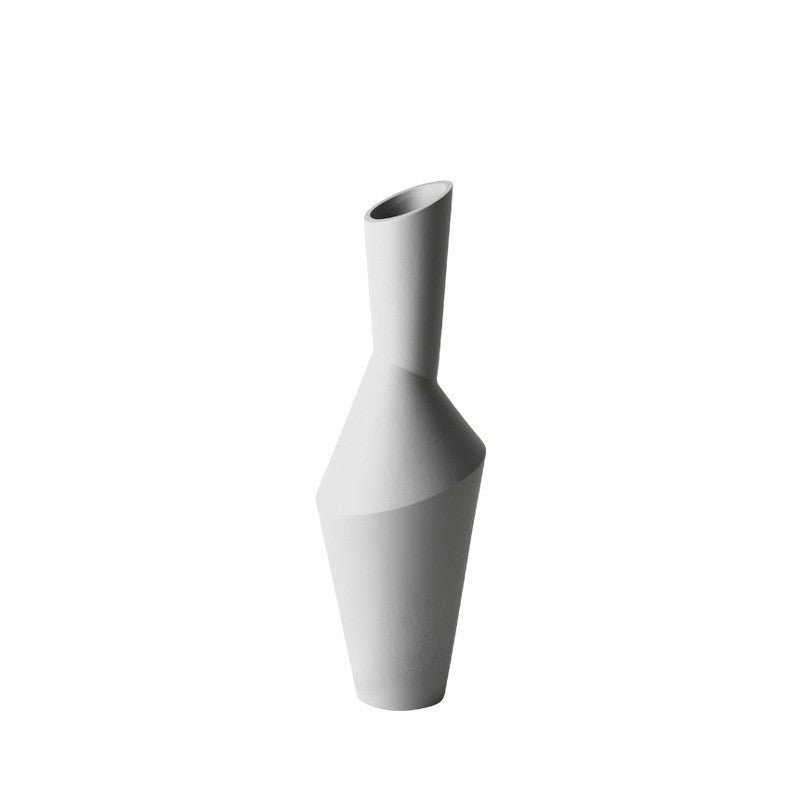 Geometric Elegance: Ceramic Vase Decoration - Max&Mark Home Decor