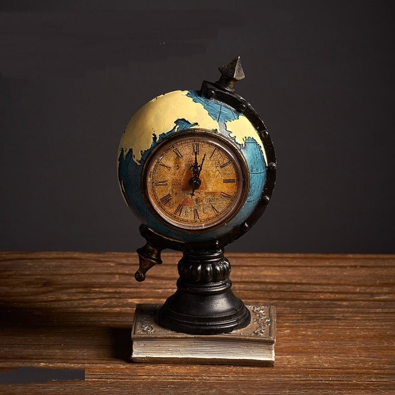 Globe Retro - Style Clock - Max&Mark Home Decor
