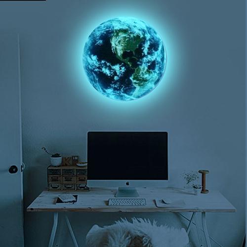 Glow In The Dark 3D Earth Wall Sticker - Max&Mark Home Decor