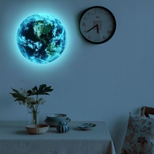 Glow In The Dark 3D Earth Wall Sticker - Max&Mark Home Decor