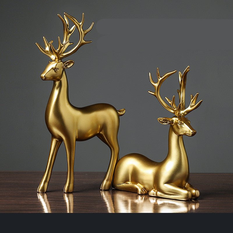 Golden Deer Lucky Tree Ornament - Max&Mark Home Decor