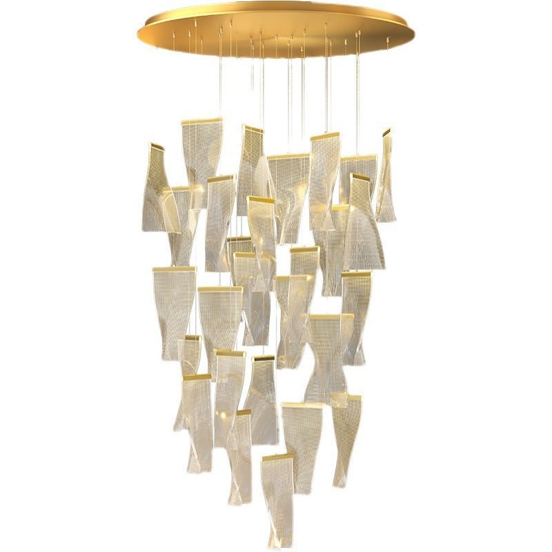 Golden Lumina Duplex Chandelier - Max&Mark Home Decor