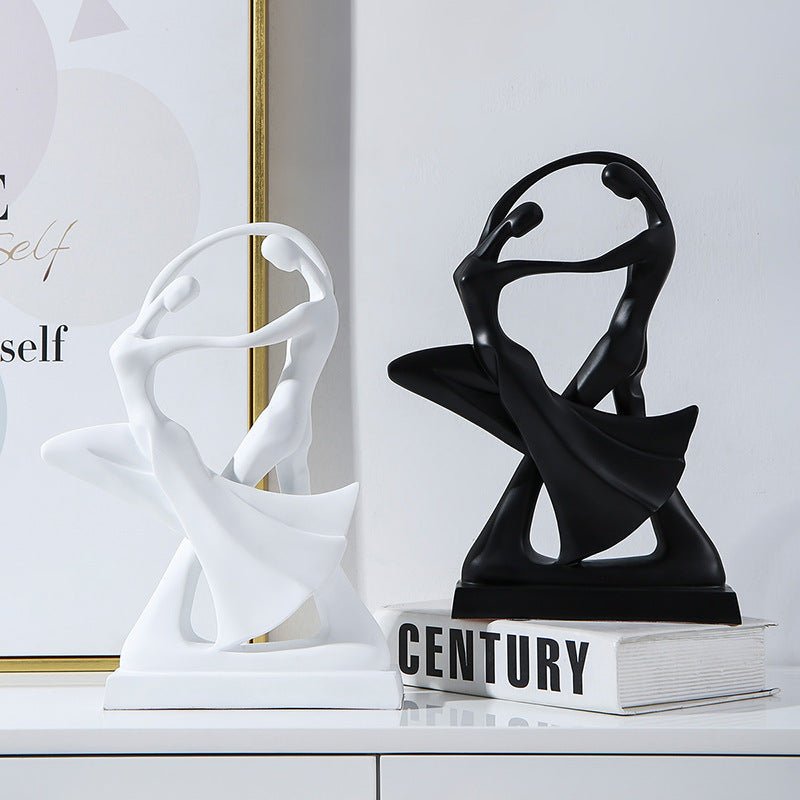 Graceful Harmony Resin Dancing Couple Statue - Max&Mark Home Decor