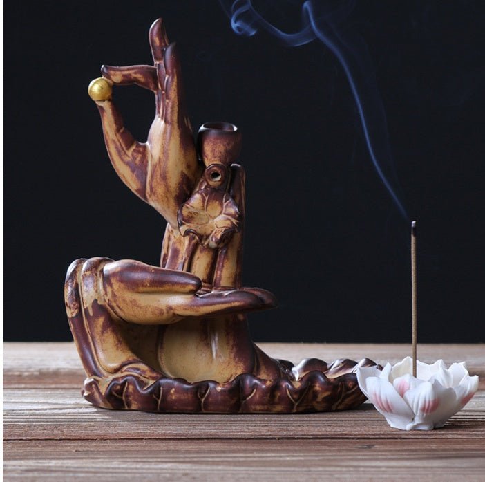 Hand - Shaped Backflow Incense Burner - Max&Mark Home Decor