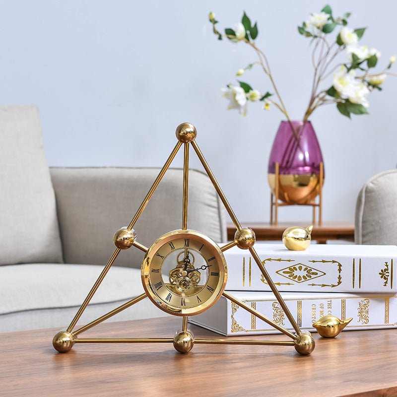 Handicraft Triangle Clock - Max&Mark Home Decor