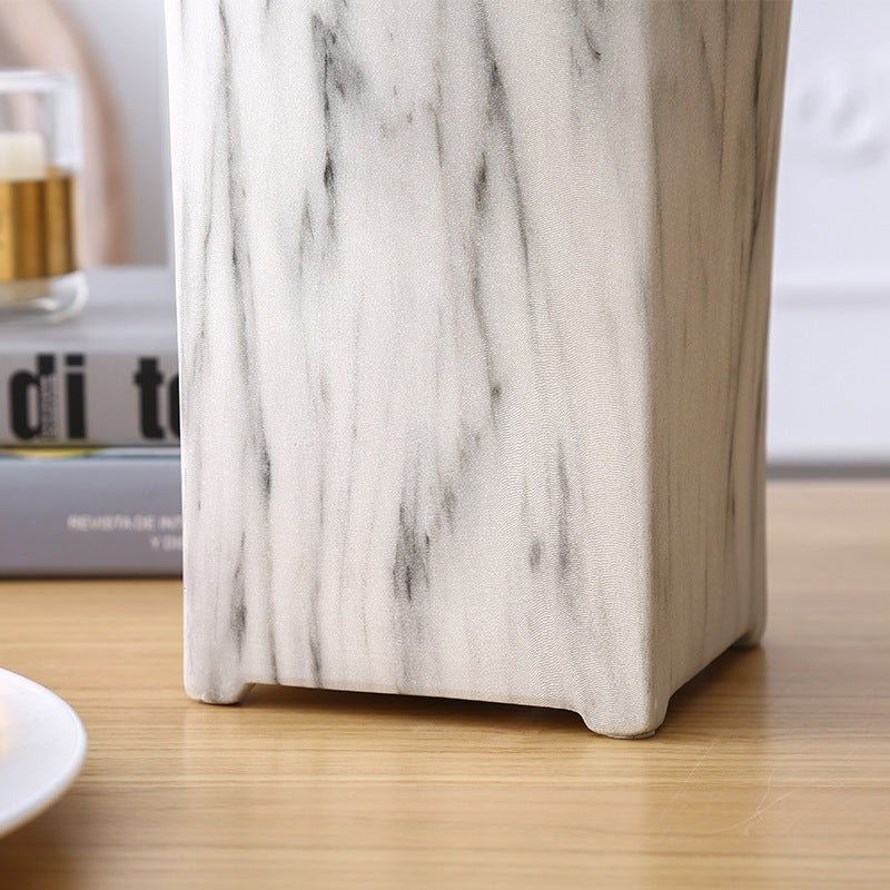 Handmade Simple Modern Glazed White Pottery Vase - Max&Mark Home Decor