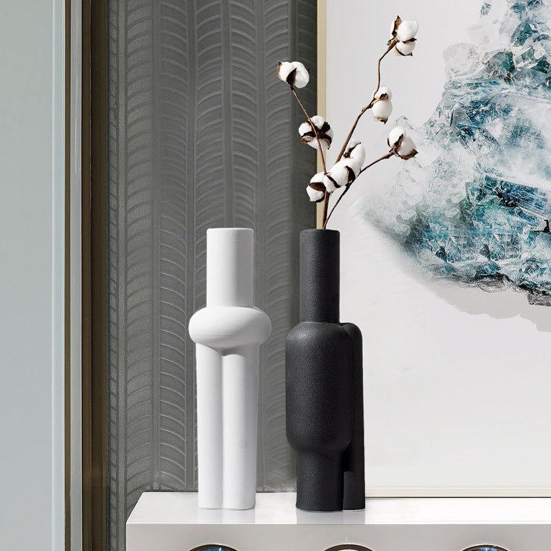 Harmonious Contrast Ceramic Vase Collection - Max&Mark Home Decor
