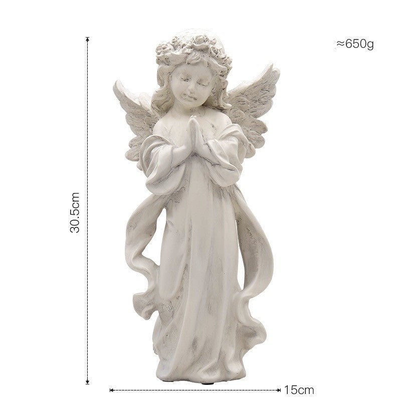 Heavenly Serenity Collection: Angel Goddess Statue for Living Room Decor - Max&Mark Home Decor